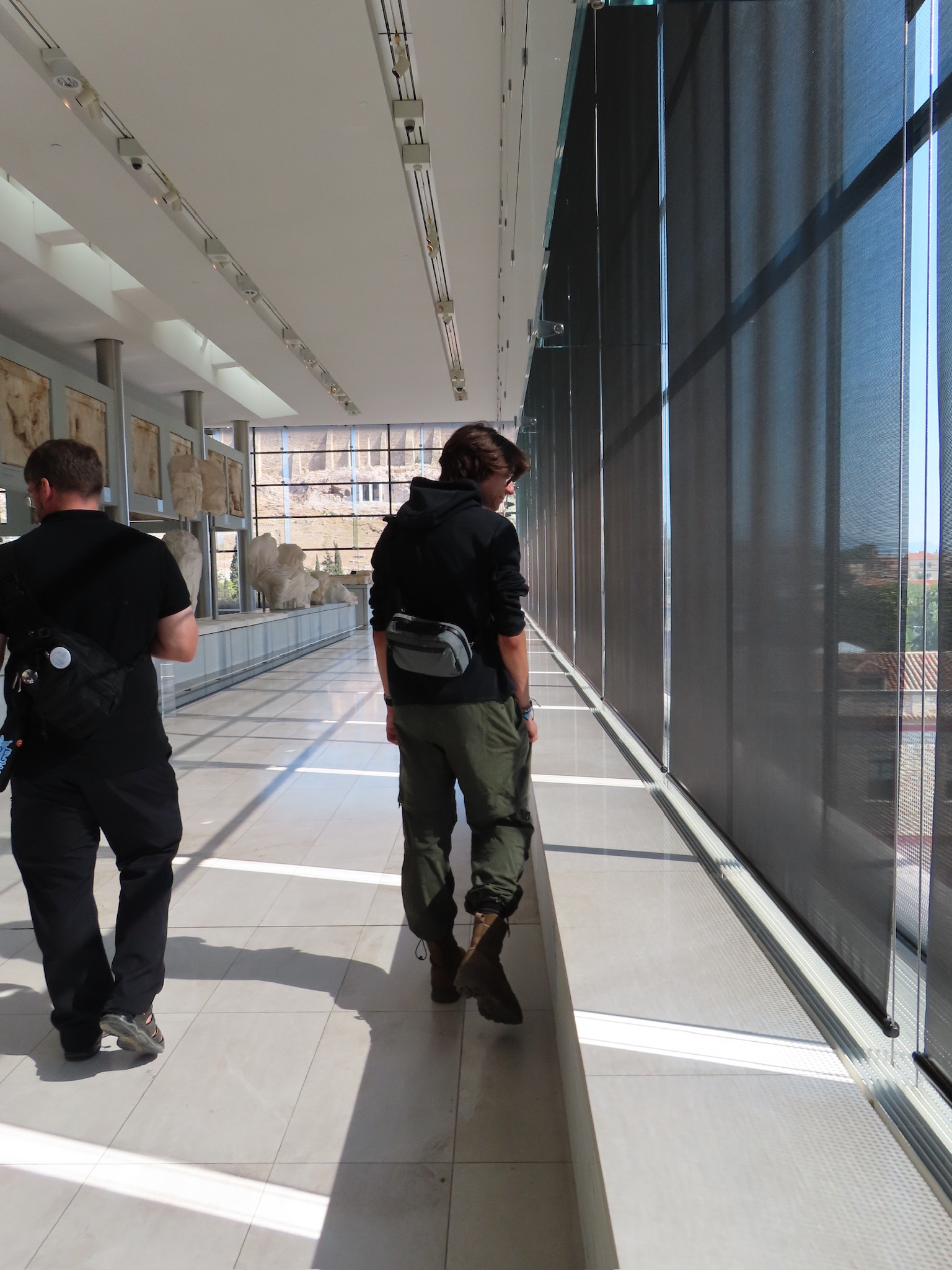 Stavros at the Acropolis Museum